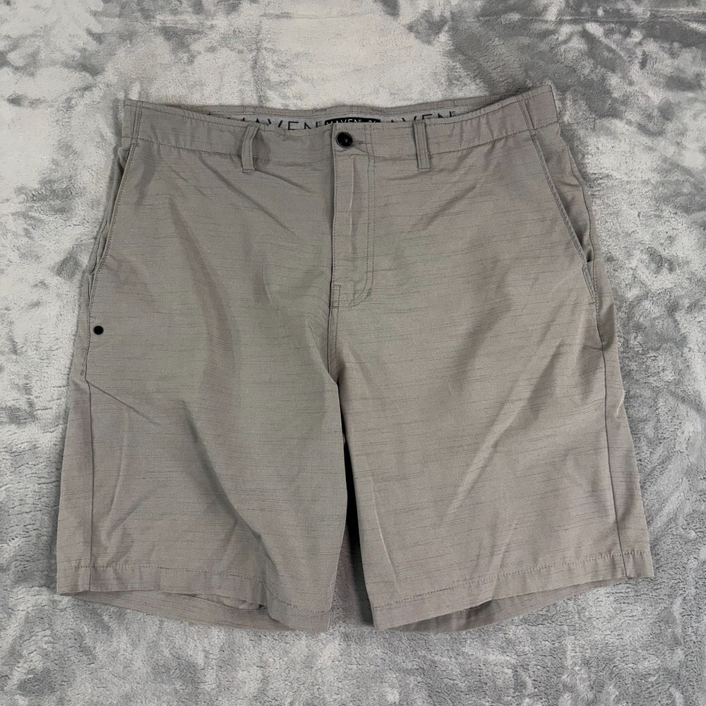 Maven Co-Op Fairway Hybrid Stretch Performance Grey Men's Size 36 Shorts